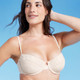 New - Women's Crochet Underwire Bikini Top - Shade & Shore Off-White 36DD