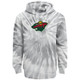 New - NHL Minnesota Wild Boys' Tie-Dye Logo Hooded Sweatshirt - L