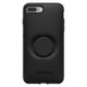 New - OtterBox Apple iPhone 8 Plus/7 Plus Otter + Pop Symmetry Case (With PopTop) - Black