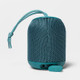 New - Cylinder Portable Bluetooth Speaker With Strap - heyday Teal