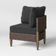 New - Nobleboro Sectional Set Corner Chairs - Light Brown - Threshold