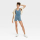 New - Women's Seamless Short Bodysuit - JoyLab Blue S
