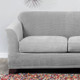 New - Stretch Modern Block Loveseat Slipcover Gray - Sure Fit