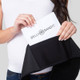 Open Box Belly & Back Maternity Support Belt - Belly Bandit Basics Black S