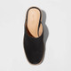 New - Women's Tess Platform Mule Heels - Universal Thread Black 5.5