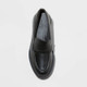 New - Women's Maisy Loafer Heels - Universal Thread Black 8.5