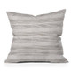 Open Box 26" x 26" Holli Zollinger Linen Stripe Rustic Outdoor Throw Pillow Black/White - Deny Designs