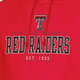 New - NCAA Texas Tech Red Raiders Men's Hooded Sweatshirt - M