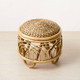 New - Tenaya Rattan Ottoman Natural - Opalhouse designed with Jungalow