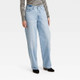 New - Women's Mid-Rise 90's Baggy Jeans - Universal Thread Light Wash 17