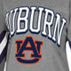 New - NCAA Auburn Tigers Women's Long Sleeve Striped Gray T-Shirt - S