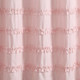 New - 72"x72" Vintage Stripe Yarn Dyed Cotton Shower Curtain Pink - Lush Décor