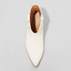 New - Women's Twyla Wide Width Western Boots - Universal Thread Off-White 7W