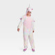 New - Adult Plush Unicorn Halloween Costume Jumpsuit S - Hyde & EEK! Boutique