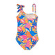 New - Asymmetric Tie Shoulder One Piece Maternity Swimsuit - Isabel Maternity by Ingrid & Isabel Floral XL