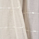 New - Set of 2 (120"x38") Farmhouse Textured Grommet Sheer Window Curtain Panels Beige - Lush Décor