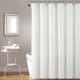 New - 72"x72" Boho Polka Dot Yarn Dyed Eco Friendly Recycled Cotton Shower Curtain White - Lush Décor