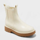 New - Women's Demi Chelsea Boots - A New Day Off-White 11