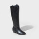 New - Women's Sommer Wide Calf Western Boots - Universal Thread Black 6WC