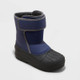 New - Kids' Elia Winter Boots - Cat & Jack Navy Blue 5