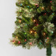 New - 6' Pre-lit Slim Virginia Pine Artificial Christmas Tree Multicolor Lights - Wondershop