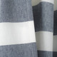 New - Set of 2 95"x40" Coastal Cape Cod Stripe Yarn Dyed Cotton Light Filtering Window Curtain Panels Navy/White - Lush Décor