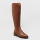 New - Women's Sienna Tall Dress Boots - A New Day Brown 7.5