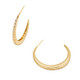 New - Kendra Scott Josie 14K Gold Over Brass Hoop Earrings - Gold