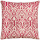 Open Box 22"x22" Oversize Poly Filled Damask Square Throw Pillow Red - Rizzy Home