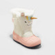 New - Toddler Girls' Frankie Winter Boots - Cat & Jack Pink 12T