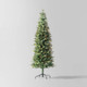 New - 7' Pre-Lit Slim Balsam Fir Artificial Christmas Tree Clear Lights - Wondershop