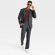 New - Men's Slim Fit Suit Jacket - Goodfellow & Co Charcoal Gray 34L