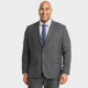 New - Men's Big & Tall Standard Fit Suit Jacket - Goodfellow & Co Charcoal Gray 48L