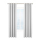 New - 1pc 52"x84" Blackout Kona Curtain Panel White - Thermaplus