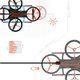 New - Sharper Image Helicopter Drone LED