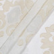 New - 84"x25" Velero Pinch Pleat Embroidered Room Darkening Curtain Panel White - Waverly