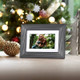 Open Box 7" Digital Picture Frame with Mat Gray Wood - Polaroid
