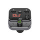 New - Just Wireless Bluetooth FM Transmitter with USB-C and USB-A Charging Port - Black