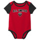 New - MLS D.C. United Infant 3pk Bodysuit - 0-3M