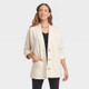 New - Women's Long Sleeve Fleece Jacket - Knox Rose Cream L