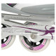 New - Roller Derby Women's Aerio Q-60 Inline Skates - Gray/White/Pink (9)