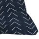 Open Box 16"x16" Becky Bailey Mud Cloth Big Arrows Square Throw Pillow Navy - Deny Designs