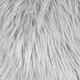 New - 13"x20" Oversize Mongolian Luca Soft Faux Fur Lumbar Throw Pillow Cover Gray - Lush Décor