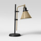 New - Adjustable Table lamp (Includes LED Light Bulb) Black - Threshold