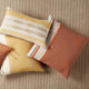New - 13"x21" Oversize Indoor & Outdoor Vibe by Mahalia Tribal Lumbar Throw Pillow Cover Yellow/Light Taupe - Jaipur Living