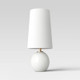 New - Marble Table Lamp Off-White (Includes LED Light Bulb) - Threshold