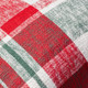 New - 24"x24" Festive Plaid Square Christmas Throw Pillow Red/Green/Cream - Hearth & Hand with Magnolia