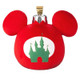 New - Disney Mickey Mouse Kids' Icon Holiday Ornament Throw Pillow