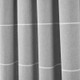 New - Set of 2 (84"x42") Farmhouse Boho Striped Woven Tassel Yarn Dyed Cotton Window Curtain Panels Light Gray - Lush Décor