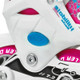 New - Roller Derby ION 7.2 Girl's Adjustable Inline Skate - White/Mint/Pink M
